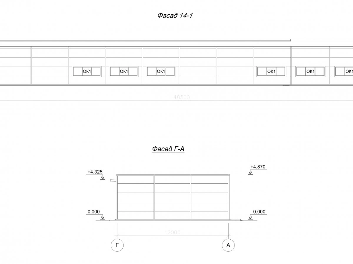 3D визуализация Проект грузового гаража из сэндвич-панелей - фото 11