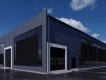 3D визуализация СТО из сэндвич панелей