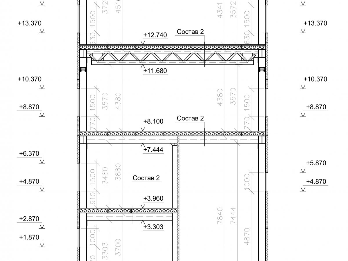 Планировка Проект СТО с АБК из сэндвич-панелей -  фото 8